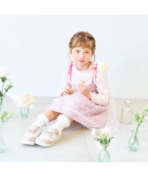 apres les cours(アプレレクール)の「【フォーマル対応】フラワーチュールドッキングワンピース_アプレレクールマシェリ(ワンピース・キッズ・ブルー/ピンク・120/80/130/90/140/110/100)」の20枚目の写真