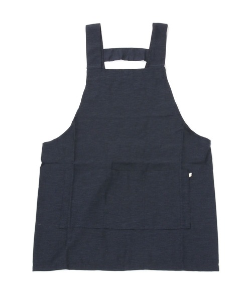 studio CLIP（スタディオクリップ）の「リネン混H型エプロン S（エプロン・レディース・イエロー/ネイビー・FREE）」の7枚目の写真