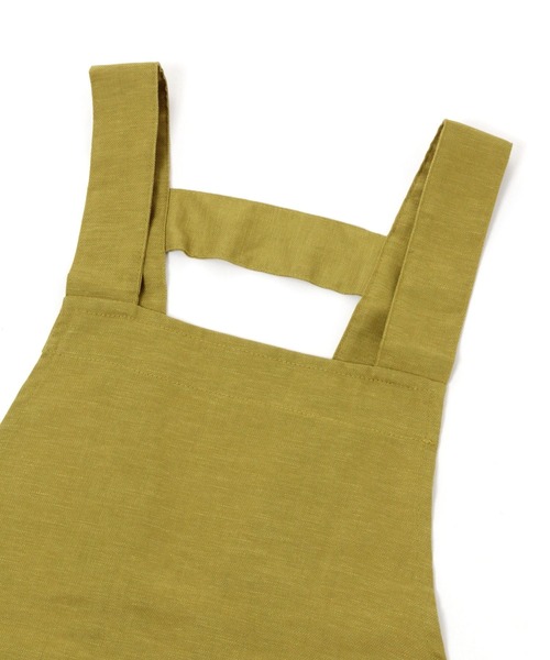 studio CLIP（スタディオクリップ）の「リネン混H型エプロン S（エプロン・レディース・イエロー/ネイビー・FREE）」の15枚目の写真
