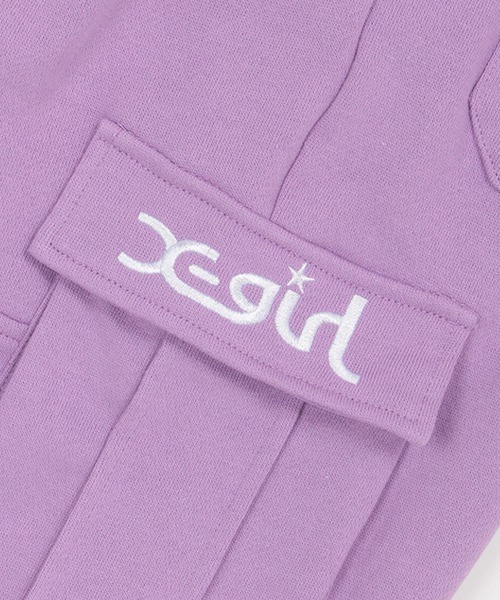 X-girl Stages(エックスガールステージス)の「裏起毛カーゴロングパンツ(その他パンツ・キッズ・ブラック/ネイビー/アイボリー/ラベンダー・80cm/90cm/110cm/100cm/120cm/130cm/140cm)」の10枚目の写真