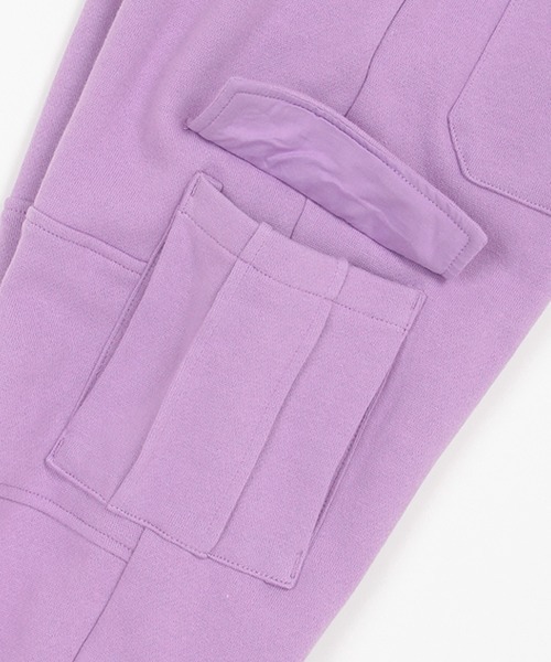 X-girl Stages(エックスガールステージス)の「裏起毛カーゴロングパンツ(その他パンツ・キッズ・ブラック/ネイビー/アイボリー/ラベンダー・80cm/90cm/110cm/100cm/120cm/130cm/140cm)」の12枚目の写真