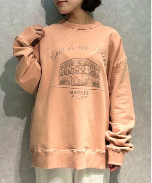 gelatopiqué HOMME 吸水速乾裏毛プルオーバー gelato pique（ジェラートピケ）の「HOMME裏毛プルオーバー