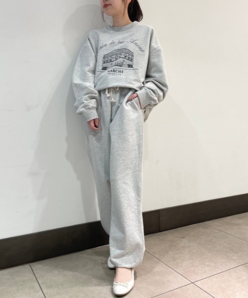 186005 現状品 gelato pique ジェラートピケ ルームウェア・パジャマ グレー ルームウェア　セットアップ　グレー　ボーダー柄　フリーサイズ [250203HM240073] レディース グレー/灰色系｜ルームウェア・パジャマ通販のgelatopique