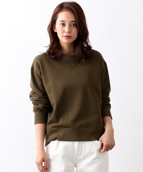 MYSELF ABAHOUSE（マイセルフアバハウス）の「【MORE 12月号掲載】裏毛ｽｳｪｯﾄ（スウェット・レディース・グレー/アイボリー/カーキ・SMALL/MEDIUM）」の3枚目の写真