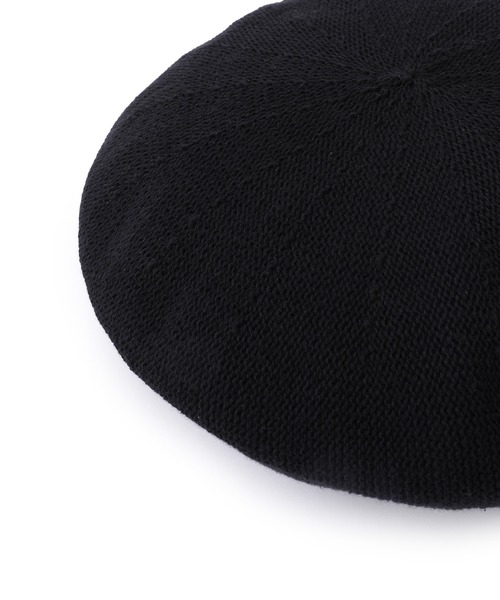 VIS（ビス）の「【手洗いOK】サーモベレー帽（ハンチング/ベレー帽・レディース・ベージュ/ブラック・FREE）」の18枚目の写真