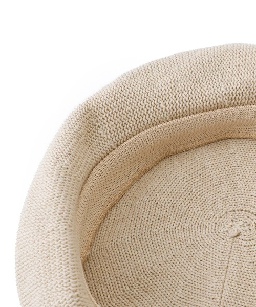 VIS（ビス）の「【手洗いOK】サーモベレー帽（ハンチング/ベレー帽・レディース・ベージュ/ブラック・FREE）」の7枚目の写真