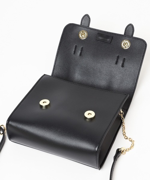 GLOBAL WORK（グローバルワーク）の「フラップショルダーBAG/108356（ショルダーバッグ・キッズ・ブラック/ナチュラル・ONESIZE）」の7枚目の写真