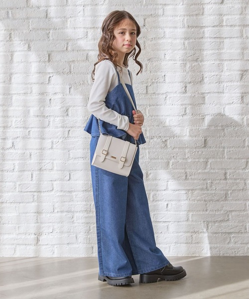 GLOBAL WORK（グローバルワーク）の「フラップショルダーBAG/108356（ショルダーバッグ・キッズ・ブラック/ナチュラル・ONESIZE）」の22枚目の写真