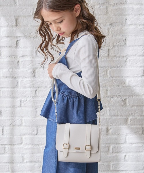 GLOBAL WORK（グローバルワーク）の「フラップショルダーBAG/108356（ショルダーバッグ・キッズ・ブラック/ナチュラル・ONESIZE）」の21枚目の写真