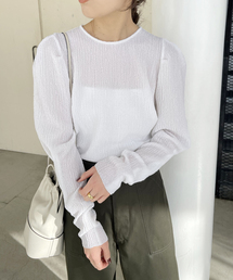 Spick & Span（スピックアンドスパン）の「シュリンクタックスリーブブラウス（シャツ/ブラウス）」