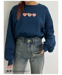 ANAP | パワーパフ ガールズ ANAP コラボ スウェット トレーナー クロップド丈 裏毛(スウェット)