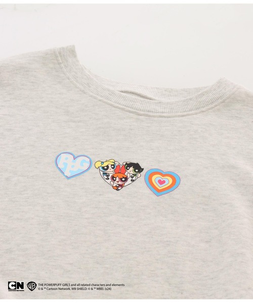 ANAP(アナップ)の「パワーパフ ガールズ ANAP コラボ スウェット トレーナー クロップド丈 裏毛(スウェット・レディース・ライトグレー/ネイビー・FREE)」の19枚目の写真