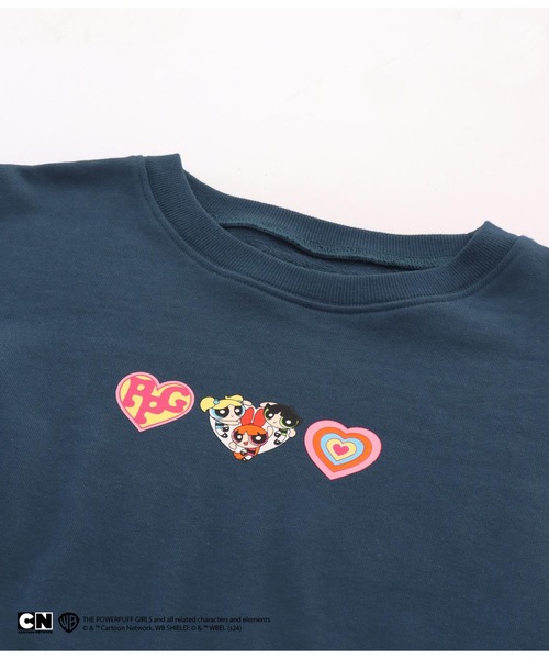 ANAP(アナップ)の「パワーパフ ガールズ ANAP コラボ スウェット トレーナー クロップド丈 裏毛(スウェット・レディース・ライトグレー/ネイビー・FREE)」の20枚目の写真