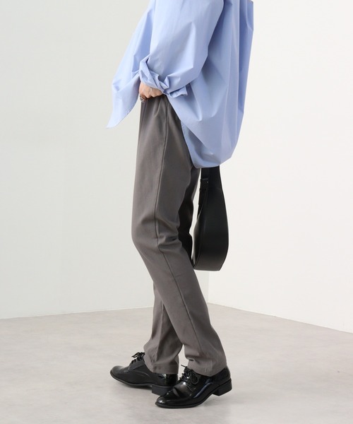 EVOLUTION（エボリューション）の「Straight easy pants / ストレート イージーパンツ unisex（スラックス・メンズ・グレー/ブラック・M/L/XL）」の9枚目の写真