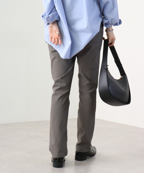 EVOLUTION（エボリューション）の「Straight easy pants / ストレート イージーパンツ unisex（スラックス・メンズ・グレー/ブラック・M/L/XL）」の10枚目の写真