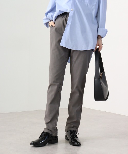 EVOLUTION（エボリューション）の「Straight easy pants / ストレート イージーパンツ unisex（スラックス・メンズ・グレー/ブラック・M/L/XL）」の8枚目の写真