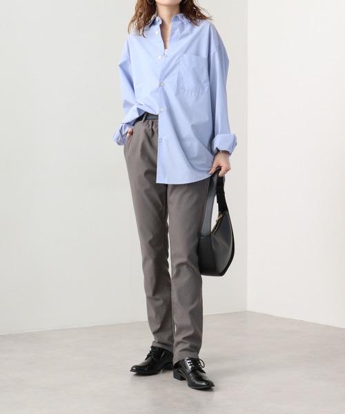 EVOLUTION（エボリューション）の「Straight easy pants / ストレート イージーパンツ unisex（スラックス・メンズ・グレー/ブラック・M/L/XL）」の12枚目の写真