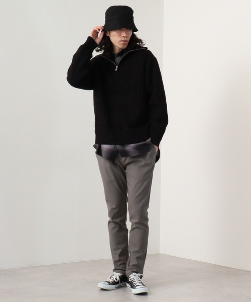 EVOLUTION（エボリューション）の「Straight easy pants / ストレート イージーパンツ unisex（スラックス・メンズ・グレー/ブラック・M/L/XL）」の22枚目の写真