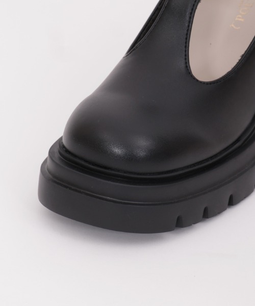 axes femme POETIQUE 厚底Ｔ字ストラップシューズ axes femme POETIQUE（アクシーズファムポエティック）の「T字