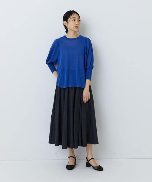 ADIEU TRISTESSE（アデュートリステス）の「和紙シアーパフスリーブ