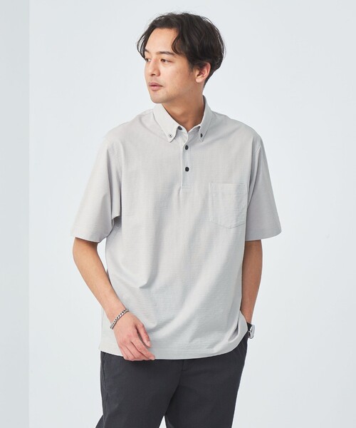   半袖シャツ ボタンダウン ストライプ Ｌ グリーン 極美品 POLO Ralph Lauren ラルフローレン シアサッカー ボタン