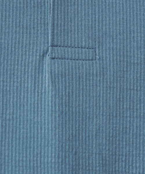 green label relaxing（グリーンレーベルリラクシング）の「サッカー ストライプ ボタンダウンカラー 半袖 ポロシャツ -吸水速乾-（ポロシャツ・メンズ・コバルトブルー/ネイビー/ライトグレー・S/M/L/XL/XXL）」の15枚目の写真