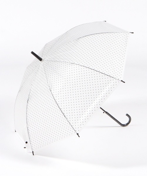 GLOBAL WORK（グローバルワーク）の「軽量プリントビニ傘/989734（長傘・レディース・ブルー系その他/クリアブラック/ベージュ系その他/パープル系その他2/ドット・ONE SIZE）」の8枚目の写真