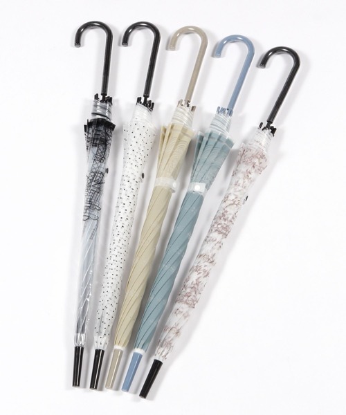 GLOBAL WORK（グローバルワーク）の「軽量プリントビニ傘/989734（長傘・レディース・ブルー系その他/クリアブラック/ベージュ系その他/パープル系その他2/ドット・ONE SIZE）」の12枚目の写真