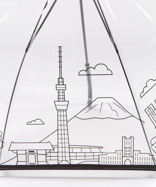 GLOBAL WORK（グローバルワーク）の「軽量プリントビニ傘/989734（長傘・レディース・ブルー系その他/クリアブラック/ベージュ系その他/パープル系その他2/ドット・ONE SIZE）」の20枚目の写真