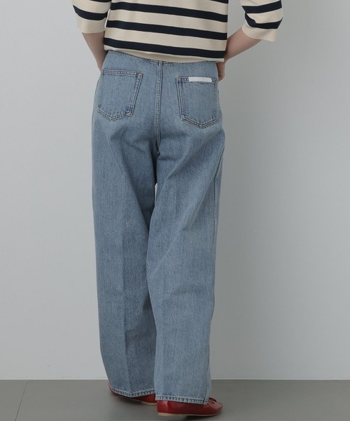 saloon（サルーン）の「SALOON(サルーン)/センタプレスストレートデニム（デニムパンツ・レディース・ライトブルー・SMALL/MEDIUM）」の20枚目の写真
