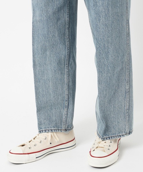 saloon（サルーン）の「SALOON(サルーン)/センタプレスストレートデニム（デニムパンツ・レディース・ライトブルー・SMALL/MEDIUM）」の16枚目の写真