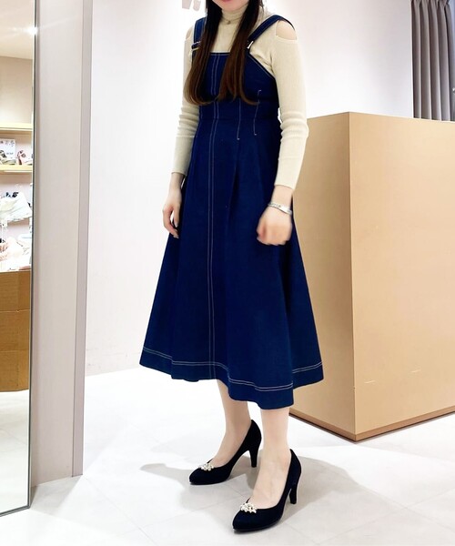 ESPERANZA(エスペランサ)の「ビジュー2Wayアーモンドトゥパンプス 結婚式二次会 パーティー 24SS(パンプス・レディース・ベージュ系/ピンク系5/グレー系/ブラック系・24.5cm/24.0cm/23.5cm/23.0cm/22.5cm/22.0cm)」の18枚目の写真