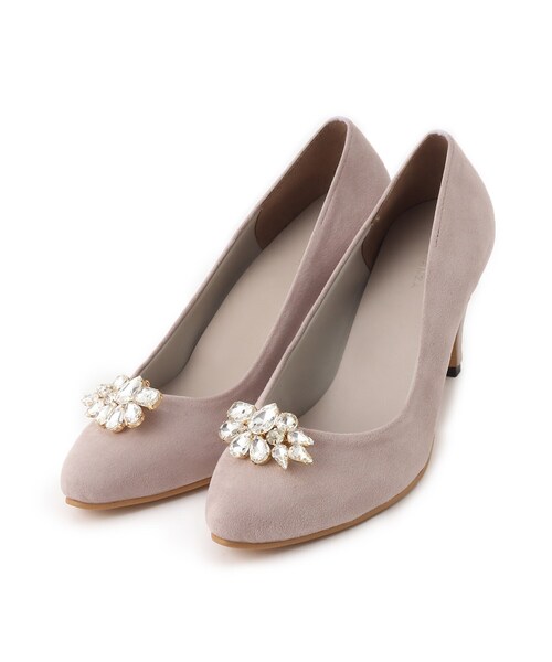 ESPERANZA(エスペランサ)の「ビジュー2Wayアーモンドトゥパンプス 結婚式二次会 パーティー 24SS(パンプス・レディース・ベージュ系/ピンク系5/グレー系/ブラック系・24.5cm/24.0cm/23.5cm/23.0cm/22.5cm/22.0cm)」の10枚目の写真
