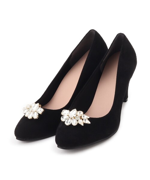 ESPERANZA(エスペランサ)の「ビジュー2Wayアーモンドトゥパンプス 結婚式二次会 パーティー 24SS(パンプス・レディース・ベージュ系/ピンク系5/グレー系/ブラック系・24.5cm/24.0cm/23.5cm/23.0cm/22.5cm/22.0cm)」の12枚目の写真