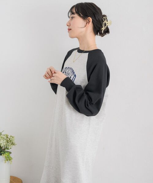 RETRO GIRL(レトロガール)の「マーメイドスウェットOP(ワンピース・レディース・ホワイト系その他/ナチュラル/チャコールグレー・FREE)」の19枚目の写真