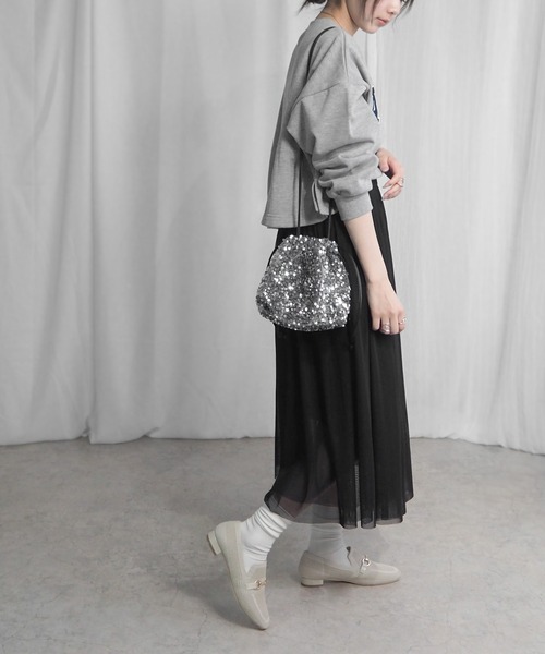 minia（ミニア）の「ニットビットローファー（ローファー・レディース・モカ/アイボリー/ブラック・S/M/L/LL）」の6枚目の写真