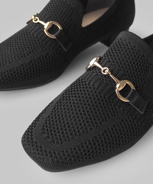 minia（ミニア）の「ニットビットローファー（ローファー・レディース・モカ/アイボリー/ブラック・S/M/L/LL）」の20枚目の写真