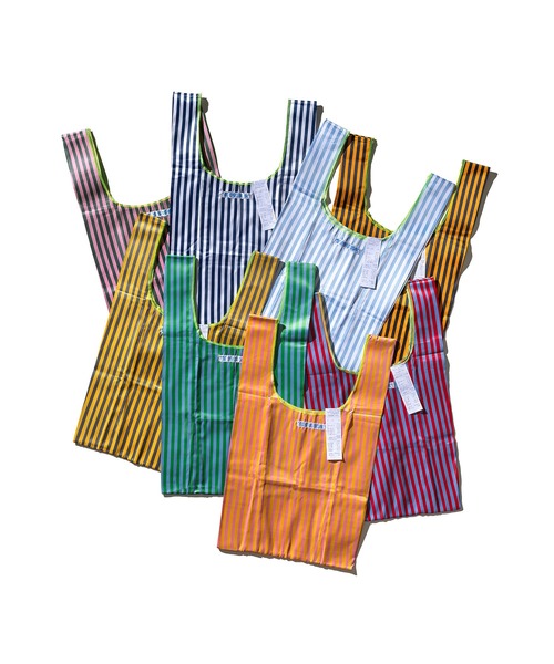 PUEBCO(プエブコ)の「SCHOOL TIE FABRIC BAG(エコバッグ/サブバッグ・メンズ・レッド系その他/グリーン系その他/ネイビー×ホワイト/グリーン×ピンク/オレンジ系その他/イエロー×グレー/ピンク×イエロー/ブルー系その他・ONE SIZE)」の21枚目の写真