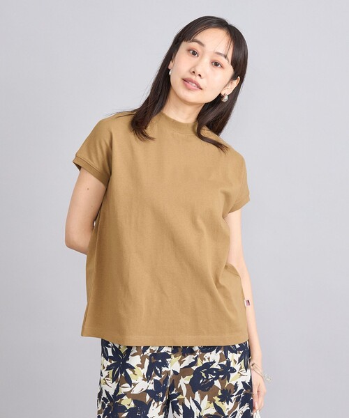 coen（コーエン）の「USAコットンリピTフレンチスリーブ（Tシャツ/カットソー・レディース・オフホワイト/ナチュラル/その他4/モカ/ダークグレー/コバルトブルー/その他3/その他2/その他1/ブラック・L/M）」の15枚目の写真