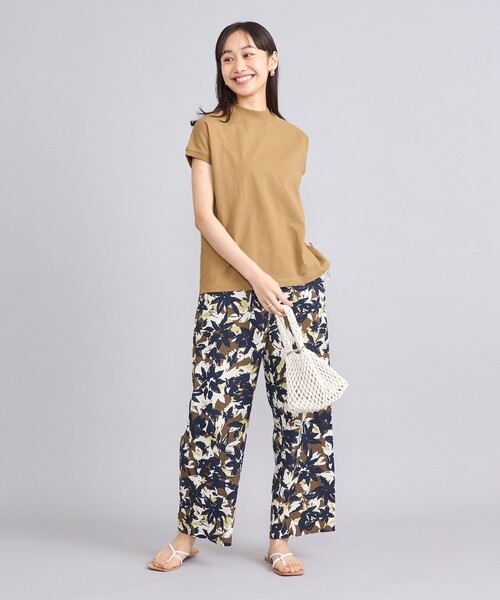 coen（コーエン）の「USAコットンリピTフレンチスリーブ（Tシャツ/カットソー・レディース・オフホワイト/ナチュラル/その他4/モカ/ダークグレー/コバルトブルー/その他3/その他2/その他1/ブラック・L/M）」の18枚目の写真