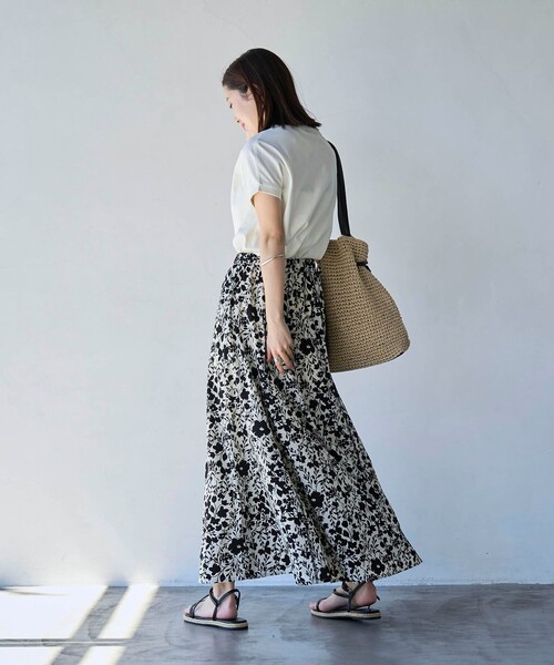 coen（コーエン）の「USAコットンリピTフレンチスリーブ（Tシャツ/カットソー・レディース・オフホワイト/ナチュラル/その他4/モカ/ダークグレー/コバルトブルー/その他3/その他2/その他1/ブラック・L/M）」の22枚目の写真