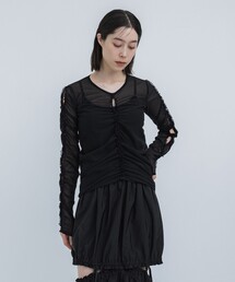 HOUGA | 【HOUGA/ホウガ】《STUDIOUS別注》overture tops/オーバーチュールトップス(Tシャツ/カットソー)