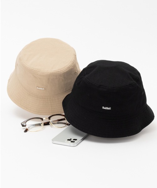 Healthknit(ヘルスニット)の「Healthknit ワンポイント刺繍バケットハット(ハット・メンズ・ブラック/ベージュ・FREE)」の3枚目の写真