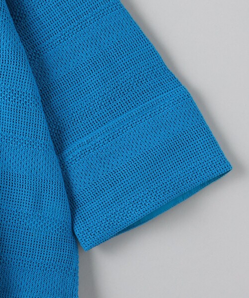 BEAUTY&YOUTH UNITED ARROWS（ビューティーアンドユースユナイテッドアローズ）の「ラッセルメッシュ Vネック プルオーバー（シャツ/ブラウス・レディース・ブラック/オフホワイト/ターコイズブルー・FREE）」の16枚目の写真