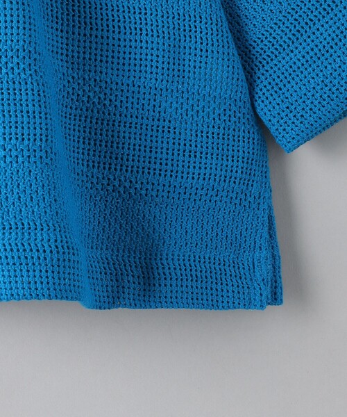 BEAUTY&YOUTH UNITED ARROWS（ビューティーアンドユースユナイテッドアローズ）の「ラッセルメッシュ Vネック プルオーバー（シャツ/ブラウス・レディース・ブラック/オフホワイト/ターコイズブルー・FREE）」の17枚目の写真