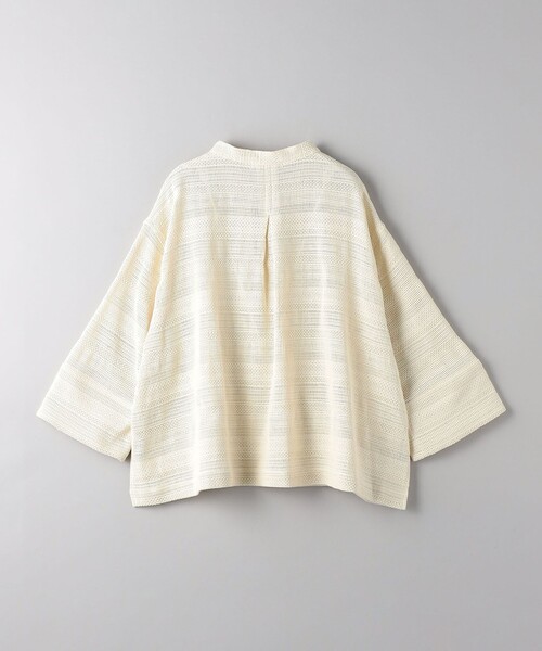 BEAUTY&YOUTH UNITED ARROWS（ビューティーアンドユースユナイテッドアローズ）の「ラッセルメッシュ Vネック プルオーバー（シャツ/ブラウス・レディース・ブラック/オフホワイト/ターコイズブルー・FREE）」の21枚目の写真