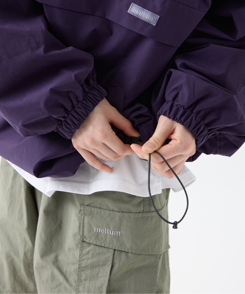 meltum(メルタム)の「【ZOZO限定】SCOTCHGARD ANORAK PARKA(ブルゾン・メンズ・ブラック/チャコールグレー/ライトグレー/パープル・SMALL/MEDIUM/LARGE)」の11枚目の写真