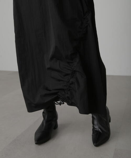 FREE'S MART(フリーズマート)の「◇ナイロンドロストシャーリングジャンスカ(ワンピース・レディース・ホワイト/ブラック・MEDIUM/SMALL)」の13枚目の写真