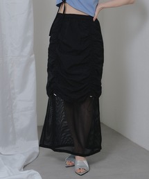 RAY CASSIN | メッシュリバーシブルドロストスカート(スカート)