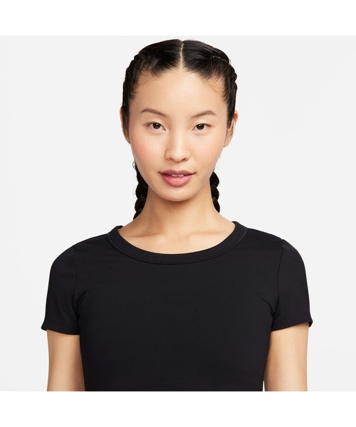 NIKE(ナイキ)の「ナイキ NIKE ナイキ ワン DF S/S タイト トップ(Tシャツ/カットソー・レディース・ラベンダー/ブラック・S/M/L/XL)」の8枚目の写真